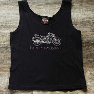 Harley Davidson Rhinestone tank top 2003